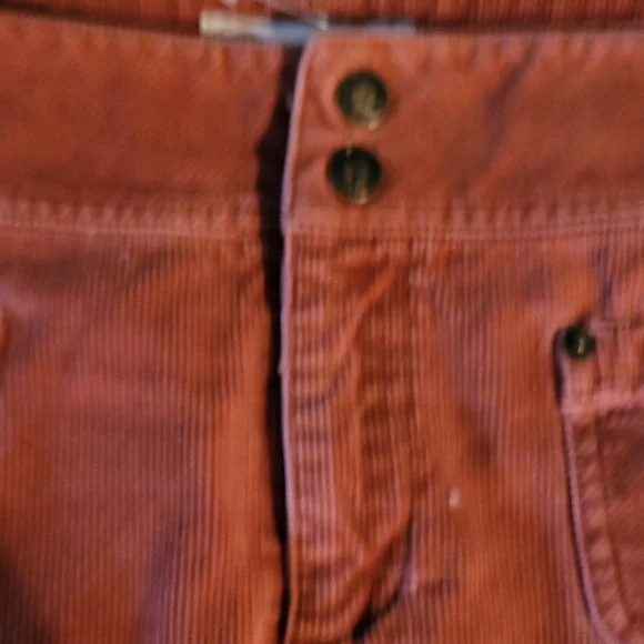 Rusty Brown Cordoroy Mini Skirt M - Picture 4 of 8